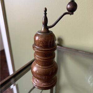 Vintage Wooden Pepper Mill made By Zassenhaus, West Germany